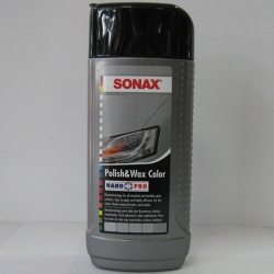 SONAX 296341 Полироль NanoPro с воском цветной серый, 0.25 л