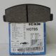 Icer Колодки гальмівні дискові IC 180785 (Mazda)