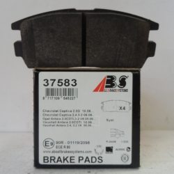 ABS Колодки гальмівні задні 37583 (Chevrolet Captiva)
