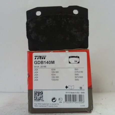 TRW Колодки тормозные дисковые GDB140M (VAZ 2101-2107)