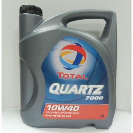 TOTAL Олива моторна напівсинтетична QUARTZ 7000 10W-40, 4л