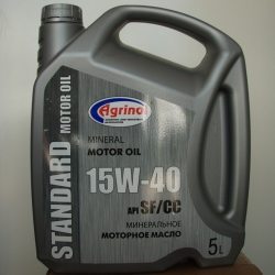 Агринол Масло моторное 15W-40 SF/CC, 4л