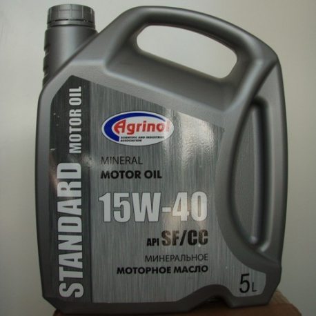 Агринол Масло моторное 15W-40 SF/CC, 4л