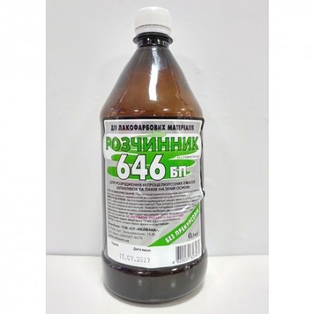 Розчинник "646 бп" без прекурсорів VELVANA, фас, 0,8 кг