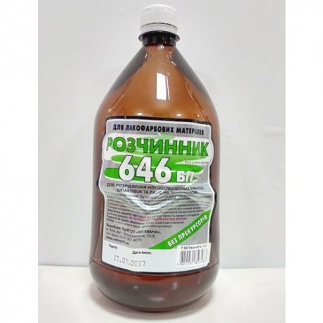 Розчинник "646 бп" без прекурсорів VELVANA, фас, 1,2 кг