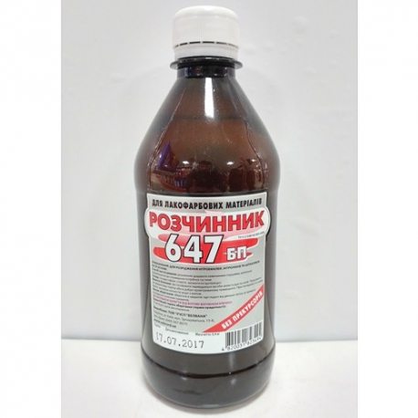 Растворитель "647 бп" без прекурсоров VELVANA, фас, 0,4 кг