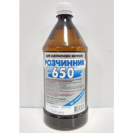 Растворитель 650 VELVANA, фас, 0,8 кг
