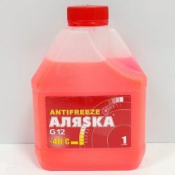Жидкость анти-замерзающая Аляsка Антифриз -40 красный, 1л (5524)