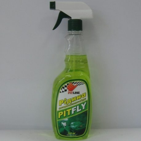 PITFLY жидкость для удаления насекомых и грязи, 0,725л